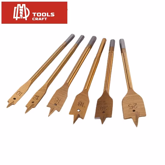 7 PCS Spade Drill Bits Set Flat Wood Bits