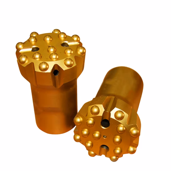 Pearldrill Flat Face Top DTH Martillo Broca 102 mm para perforación de rocas