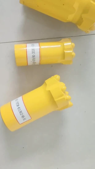 Broca de botón de carburo de tungsteno R32 Diámetro 64 mm Cara plana o centro de caída Fabricado en China